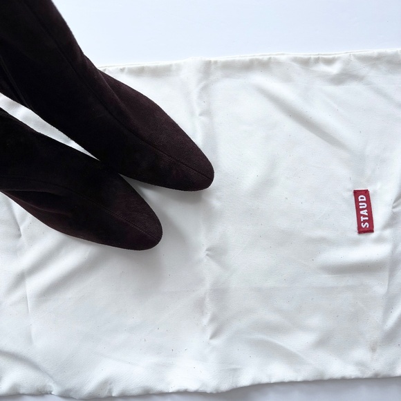 STAUD Benny brown suede boots - Picture 9 of 10